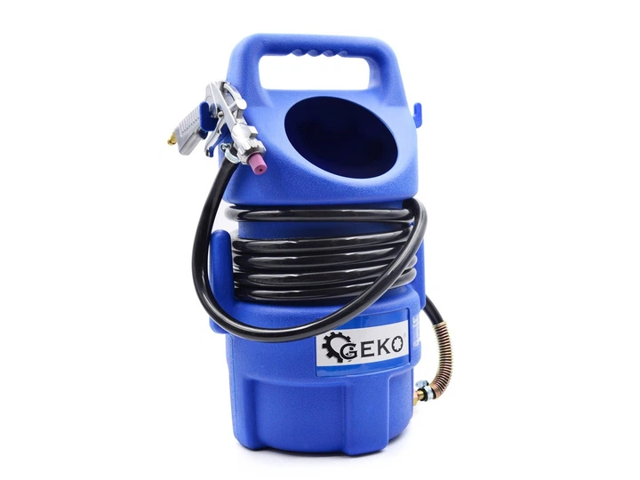 Пескоструйный аппарат пневматический Geko G02270 10 л с сифоном и набором керамических сопел для очистки металла от ржавчины и краски - изображение 3