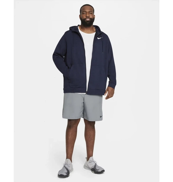 Толстовка мужская Nike Men's Dri-Fit Full-Zip S Черный CZ6376-451 - Фото 5 Толстовка мужская Nike Men's Dri-Fit Full-Zip S Черный CZ6376-451 - изображение 5