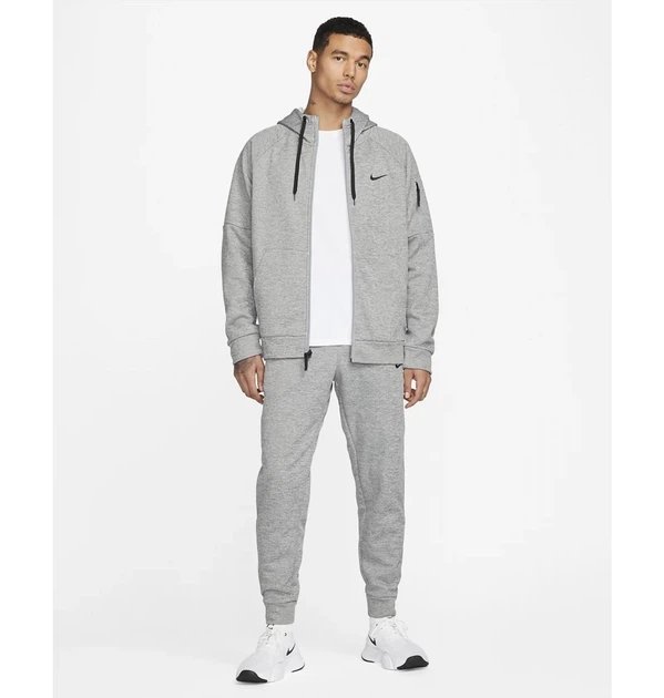 Толстовка чоловіча Nike Therma-Fit Full-Zip Fitness Top L Сірий DQ4830-063 - зображення 2