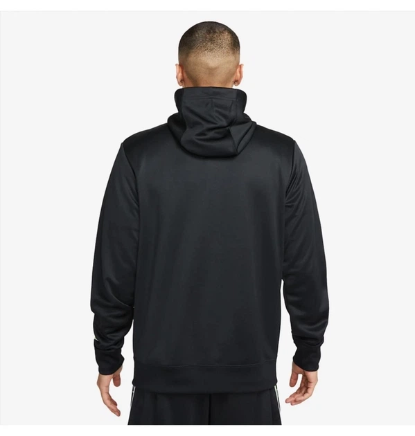 Толстовка чоловіча Nike Sportswear Repeat Full-Zip Hoodie Black S Чорний DX2025-013 - Фото 4 Толстовка чоловіча Nike Sportswear Repeat Full-Zip Hoodie Black S Чорний DX2025-013 - зображення 4