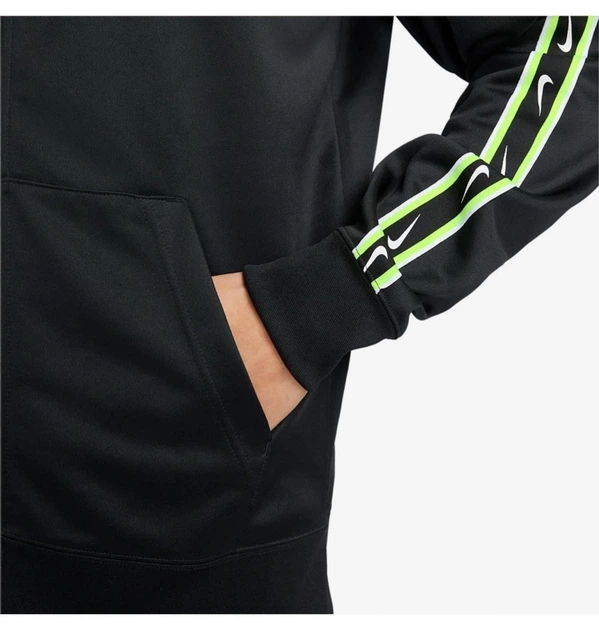 Толстовка чоловіча Nike Sportswear Repeat Full-Zip Hoodie Black S Чорний DX2025-013 - Фото 6 Толстовка чоловіча Nike Sportswear Repeat Full-Zip Hoodie Black S Чорний DX2025-013 - зображення 6