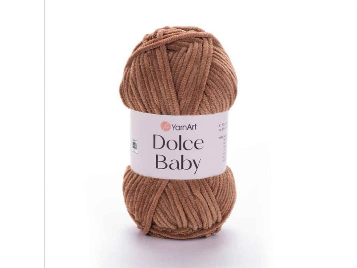 Пряжа YarnArt Dolce Baby коричневий 100% мікрополіестр 85м 50г 5шт/уп 765 - Фото 1 Пряжа YarnArt Dolce Baby коричневий 100% мікрополіестр 85м 50г 5шт/уп 765 - изображение 1