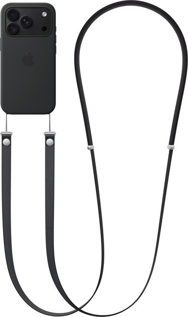 Ремешок для смартфона Apple Crossbody Strap Black (MK9D4ZM/A) - изображение 2