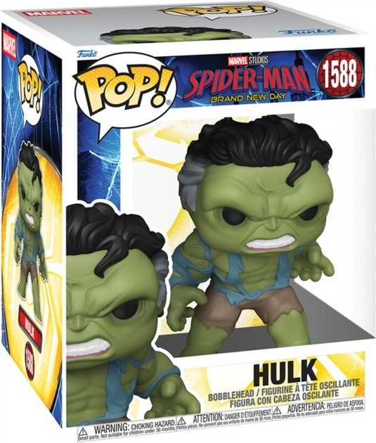 Figurka Funko Pop! Marvel Spider-Man Brand New Day Hulk 14 cm 83965 (889698839655) - Zdjęcie 1 Figurka Funko Pop! Marvel Spider-Man Brand New Day Hulk 14 cm 83965 (889698839655) - obraz 1
