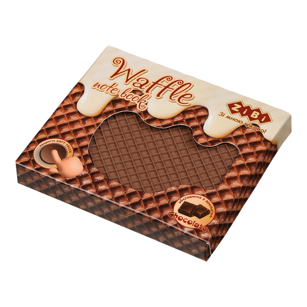 Блокнот WAFFLE 90х90мм 80л. нелінований обкладинка Soft touch KIDS Line ZB.12470-25 - зображення 2