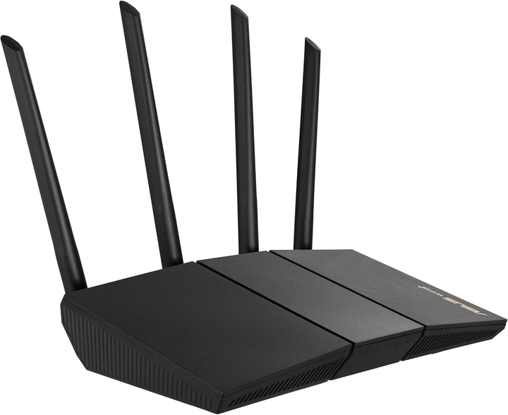 Беспроводной маршрутизатор ASUS RT-AX57 / AX3000 Wi-Fi 6 / Черный (102310335) - Фото 1 Беспроводной маршрутизатор ASUS RT-AX57 / AX3000 Wi-Fi 6 / Черный (102310335) - изображение 1