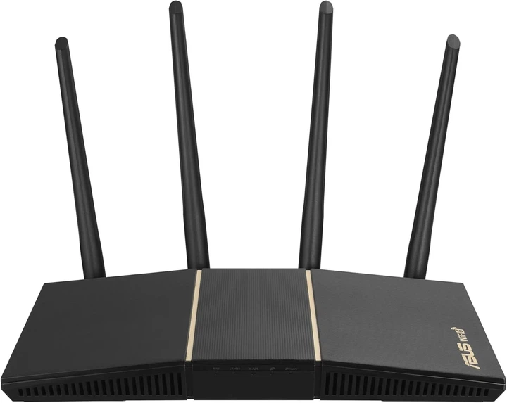 Беспроводной маршрутизатор ASUS RT-AX57 / AX3000 Wi-Fi 6 / Черный (102310335) - Фото 3 Беспроводной маршрутизатор ASUS RT-AX57 / AX3000 Wi-Fi 6 / Черный (102310335) - изображение 3