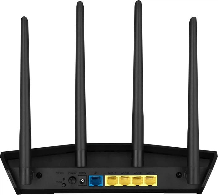 Беспроводной маршрутизатор ASUS RT-AX57 / AX3000 Wi-Fi 6 / Черный (102310335) - Фото 4 Беспроводной маршрутизатор ASUS RT-AX57 / AX3000 Wi-Fi 6 / Черный (102310335) - изображение 4