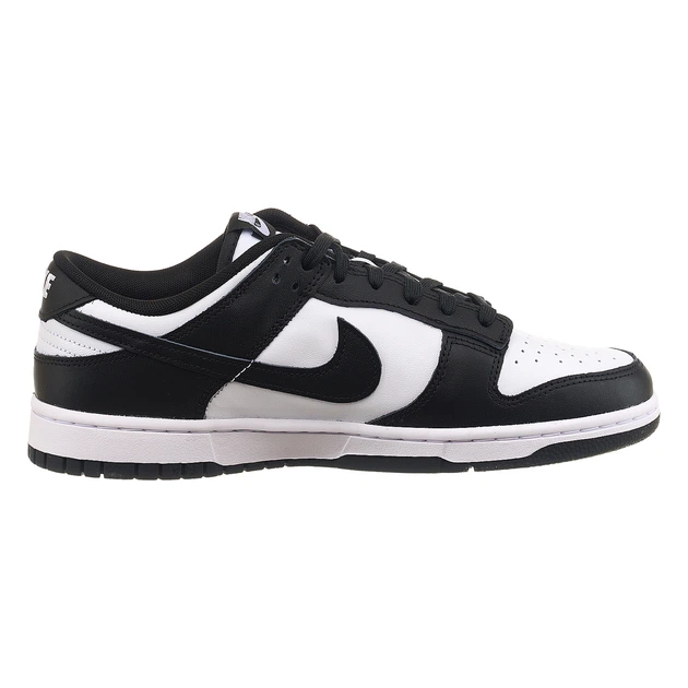Кроссовки унисекс Nike Dunk Low Retro 38.5 Черно-белый DD1391-100 - изображение 8