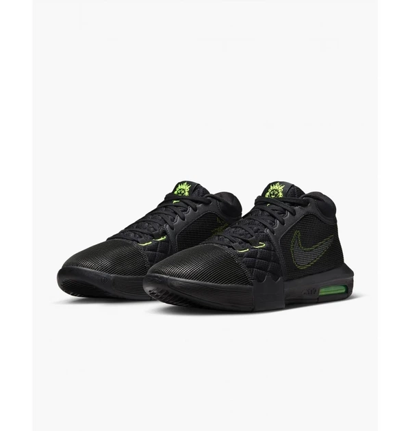 Кроссовки унисекс Nike Lebron Witness 8 Basketball Shoes Black 45.5 Черный FB2239-002 - изображение 6