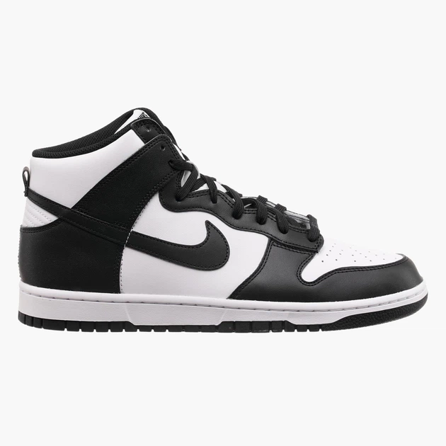 Кроссовки мужские Nike Dunk High Retro 44.5 Чорно-білий DD1399-105 - изображение 2