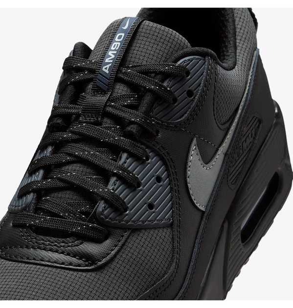 Кросівки чоловічі Nike Air Max 90 Black 42.5 Чорний IQ0291-010 - Фото 7 Кросівки чоловічі Nike Air Max 90 Black 42.5 Чорний IQ0291-010 - зображення 7