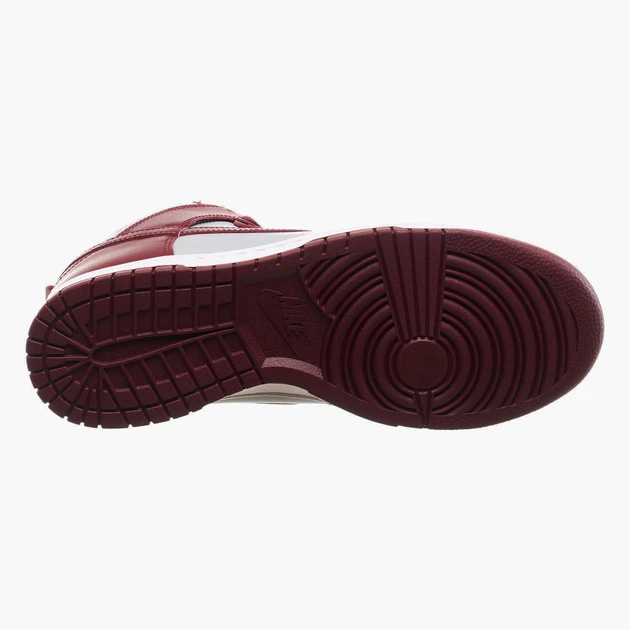 Кроссовки мужские Nike Dunk High 38.5 Бордово-сірий DD1399-600 - Фото 4 Кроссовки мужские Nike Dunk High 38.5 Бордово-сірий DD1399-600 - изображение 4