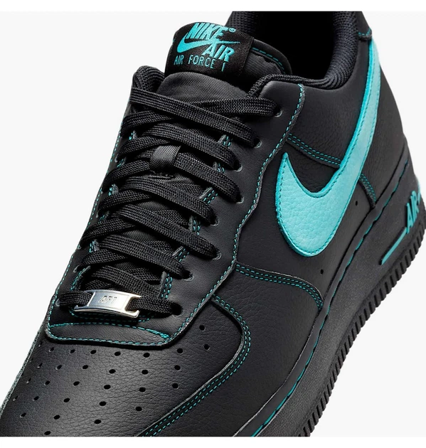 Кроссовки мужские Nike Air Force 1 Low Black 42 Черный HQ2037-002 - изображение 7