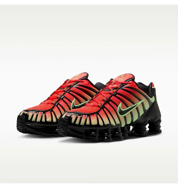 Кроссовки мужские Nike Shox Tl Red/Yellow 44 AV3595-601 - изображение 11