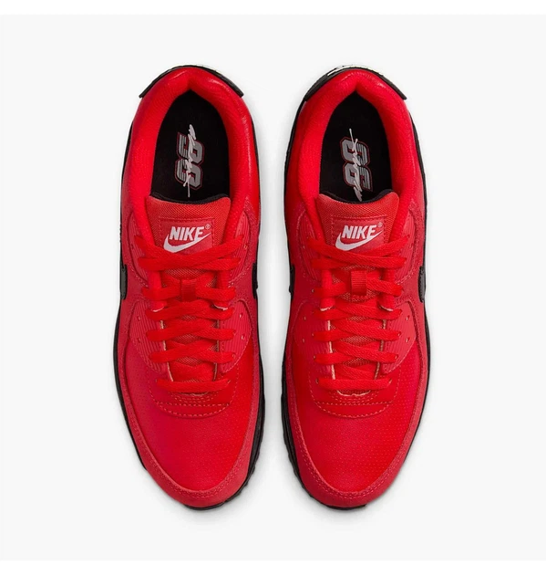 Кросівки чоловічі Nike Air Max 90 Black/Red 46 IF0670-600 - зображення 4