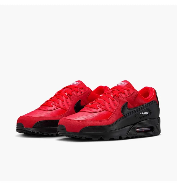 Кросівки чоловічі Nike Air Max 90 Black/Red 46 IF0670-600 - зображення 5