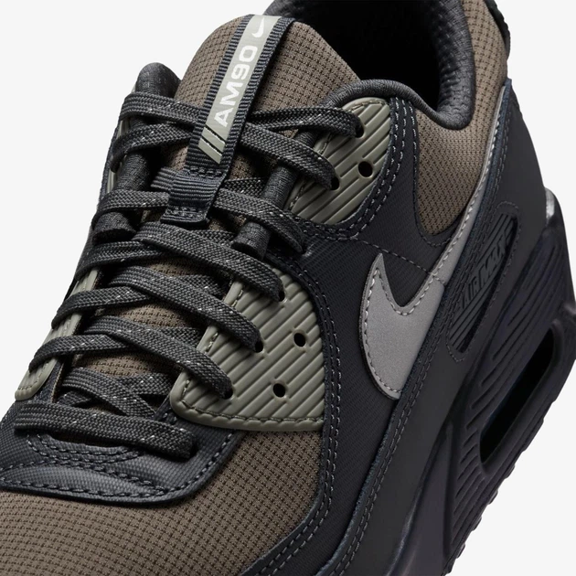 Кросівки чоловічі Nike Air Max 90 47 Сірий IQ0291-060 - зображення 9