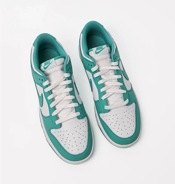 Кроссовки мужские Nike Dunk Low Retro Clear Jade 41 Зелений DV0833-101 - Фото 4 Кроссовки мужские Nike Dunk Low Retro Clear Jade 41 Зелений DV0833-101 - изображение 4