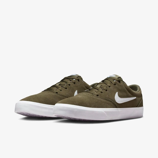 Кроссовки мужские Nike Charge Suede 38.5 Коричневый IB2750-200 - изображение 7