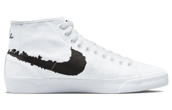 Кеды мужские Nike Blazer Court Mid Premium Sb 'White Black' 48.5 Белый DM8553-100 - Фото 2 Кеды мужские Nike Blazer Court Mid Premium Sb 'White Black' 48.5 Белый DM8553-100 - изображение 2