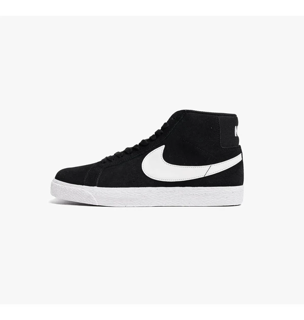 Кроссовки унисекс Nike Sb Zoom Blazer Mid 38.5 Черно-белый 864349-002 - изображение 3