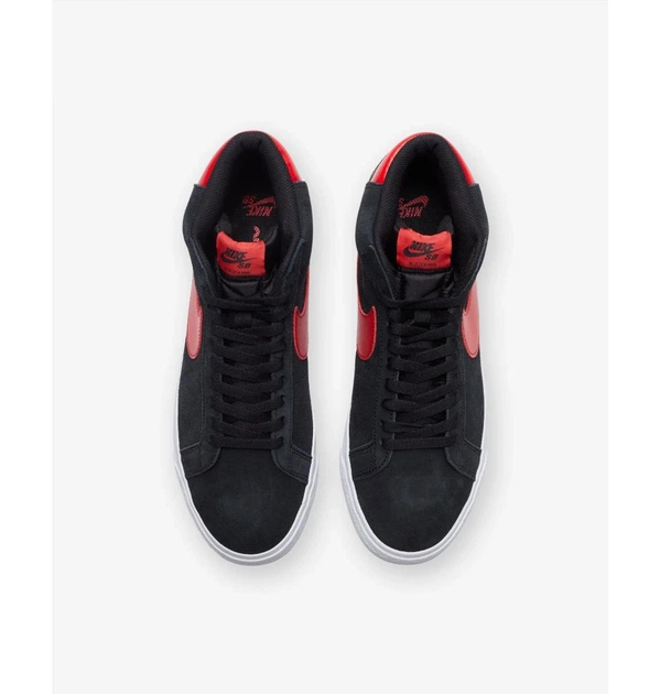Кроссовки унисекс Nike Sb Zoom Blazer Mid Black 49.5 Черный FD0731-002 - изображение 5