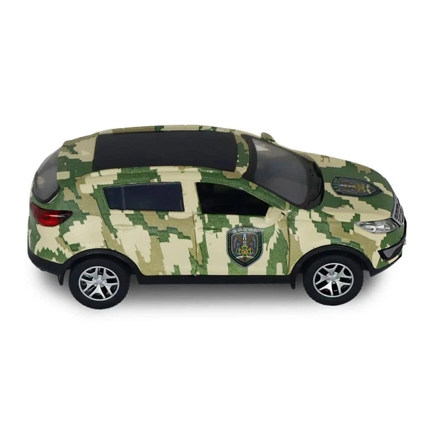 Автомодель серии "Шевроны Героев" Kia Sporteg R "Дозор" TechnoDrive 250361MC масштаб 1:39 - Фото 7 Автомодель серии "Шевроны Героев" Kia Sporteg R "Дозор" TechnoDrive 250361MC масштаб 1:39 - изображение 7
