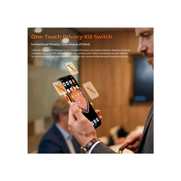 Мобільний телефон OUKITEL WP500 12/1TB Orange (6941749876706) - зображення 10