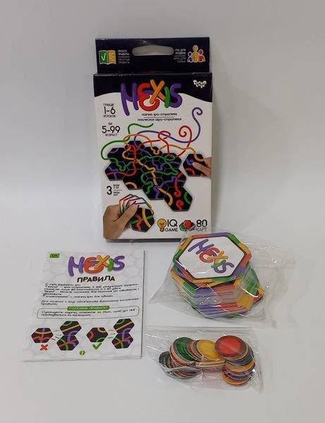 Настільна розважальна гра "Hexis" (укр) DANKO TOYS (G-HEX-01-01) - изображение 2