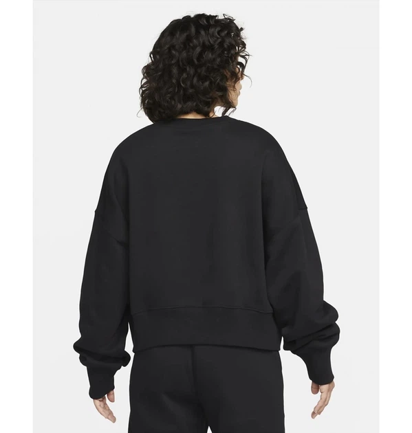 Світшот жіночий Nike Sportswear Phoenix Fleece Black S Чорний DQ5761-010 - Фото 3 Світшот жіночий Nike Sportswear Phoenix Fleece Black S Чорний DQ5761-010 - зображення 3