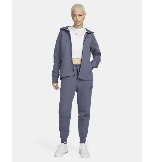Толстовка жіноча Nike Nsw Tch Flc Wr Fz S Фіолетова FB8338-003 - зображення 2