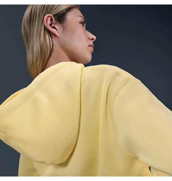 Толстовка женская Nike W Phnx Flc Crop Yellow XS Желтая HV2426-722 - Фото 3 Толстовка женская Nike W Phnx Flc Crop Yellow XS Желтая HV2426-722 - изображение 3