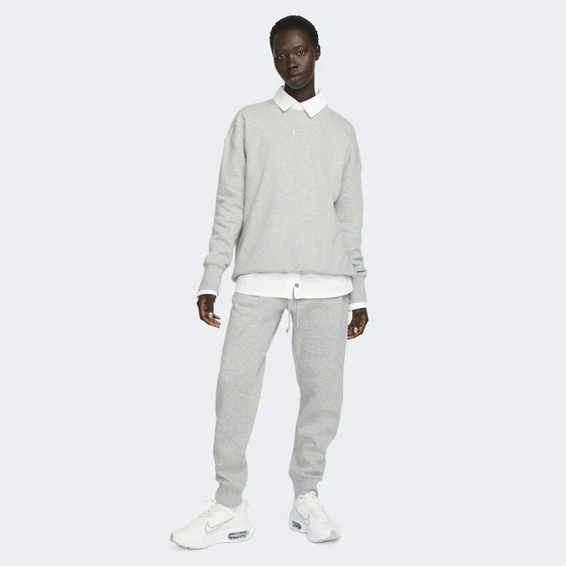 Свитшот женский Nike Oversized Crewneck Sweatshirt M Серый DQ5733-063 - Фото 2 Свитшот женский Nike Oversized Crewneck Sweatshirt M Серый DQ5733-063 - изображение 2
