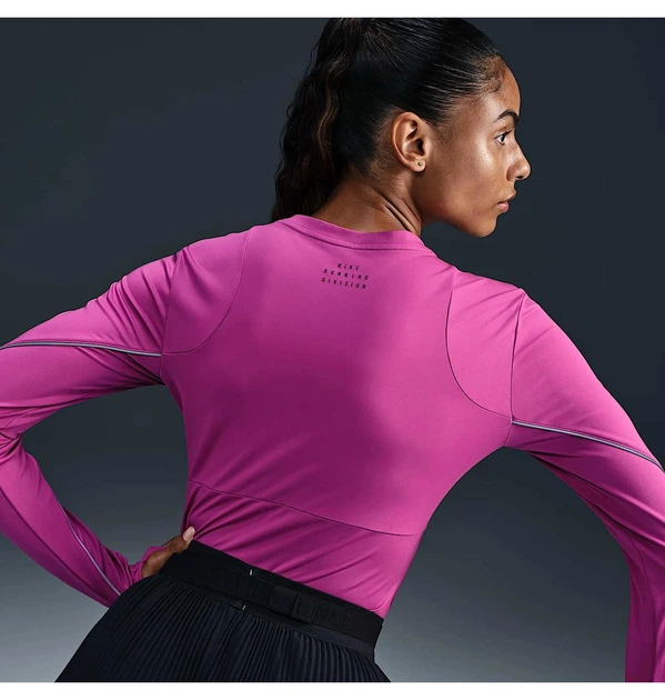Спортивная кофта женская Nike Running Division Violet L Фиолетовая FV6418-518 - Фото 3 Спортивная кофта женская Nike Running Division Violet L Фиолетовая FV6418-518 - изображение 3