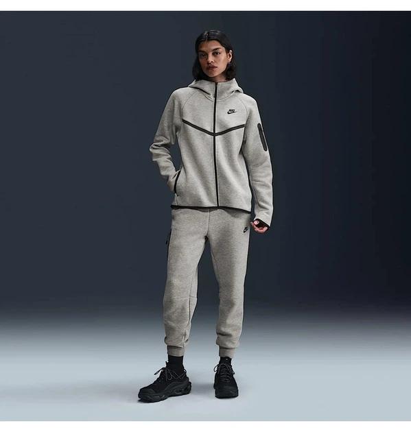 Толстовка женская Nike Sportswear Windrunner Tech Fleece Grey XS Серая HV6747-063 - изображение 3