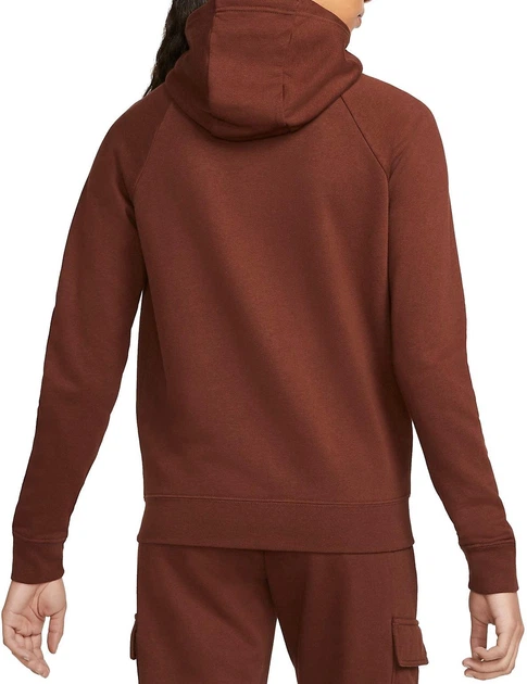Толстовка жіноча Nike Nsw Essntl Hoodie Fz Flc ( M Коричнева BV4122-273 - зображення 2