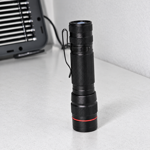 Фонарик ручной B-PLUS-WJ аккумуляторный карманный 300 лм, XPE LED, Zoom, до 100 м, 3 режима - Фото 5 Фонарик ручной B-PLUS-WJ аккумуляторный карманный 300 лм, XPE LED, Zoom, до 100 м, 3 режима - изображение 5