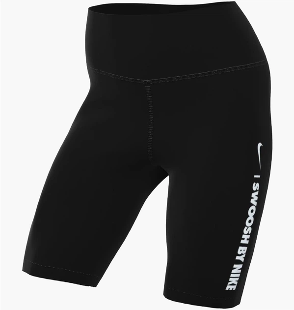 Шорты женские Nike W Nk One Df Hr Shrt Gls XS Черный FZ4873-010 - изображение 2