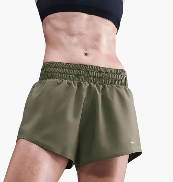 Шорты женские Nike Dri-Fit One Olive M Оливковый DX6010-222 - Фото 1 Шорты женские Nike Dri-Fit One Olive M Оливковый DX6010-222 - изображение 1