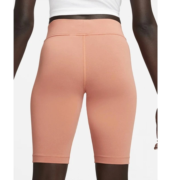 Шорты женские Nike Mid Rise Biker XS Оранжевый CZ8526-827 - изображение 4