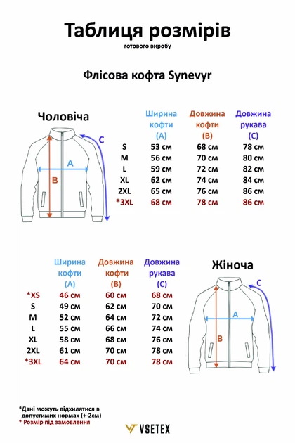 Флисовая кофта женская Synevyr L Синяя - изображение 7
