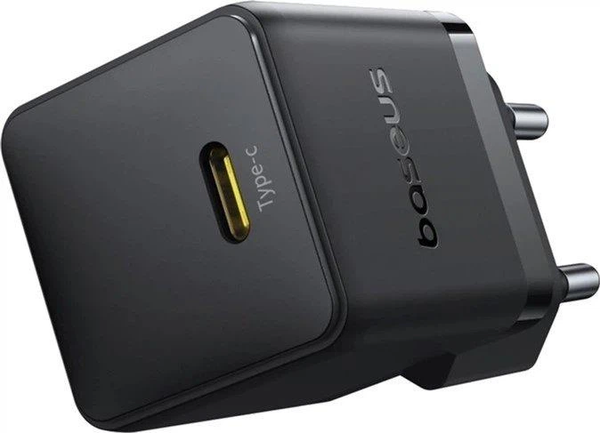Мережевий зарядний пристрій Baseus Palm USB-C з кабелем Type-C to Type-C 60 W Чорний (KS000037149) - изображение 5