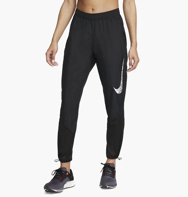 Спортивні штани жіночі Nike W Nk Df Swoosh Run Pant XS Чорні DM7771-010 - Фото 1 Спортивні штани жіночі Nike W Nk Df Swoosh Run Pant XS Чорні DM7771-010 - зображення 1