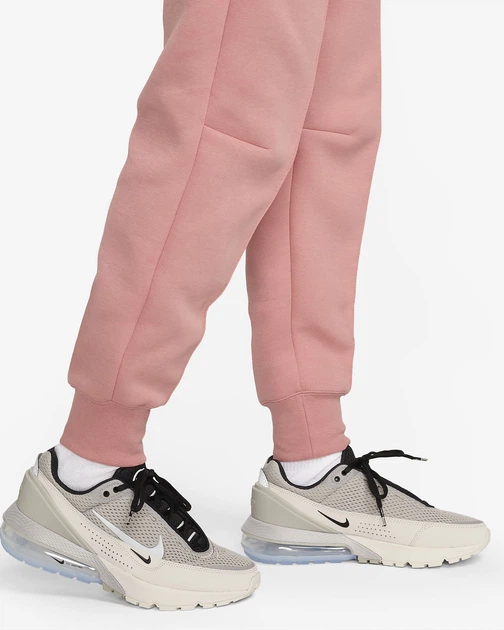 Спортивні штани жіночі Nike Sportswear Tech Fleece Mid-Rise Joggers S Рожеві FB8330-618 - Фото 7 Спортивні штани жіночі Nike Sportswear Tech Fleece Mid-Rise Joggers S Рожеві FB8330-618 - зображення 7