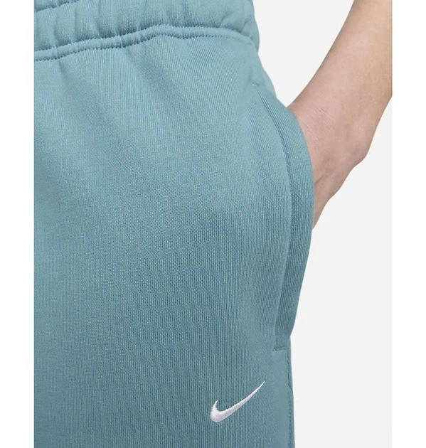 Спортивные штаны женские Nike Solo Swoosh Light Blue M Голубые CW5565-440 - изображение 4