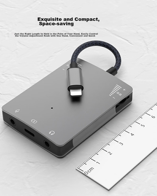 Конвертор потокового відео JOWOYE JZ02 Lightning - mini-Jack 3.5 мм - зображення 9