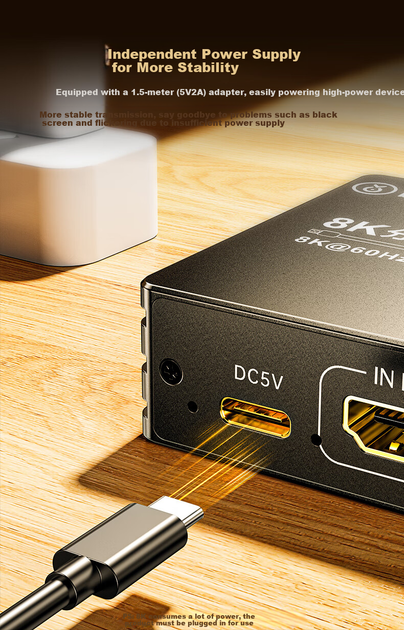 Разветвитель видеосигнала Biaze HDMI 2.1 8K 60 Гц - изображение 5