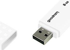 Накопичувач Goodram UME2 8GB USB 2.0 (UME2-0080W0R11) Білий - Фото 4 Накопичувач Goodram UME2 8GB USB 2.0 (UME2-0080W0R11) Білий - изображение 4