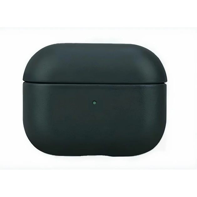 Кейс для навушників Leather Case для AirPods 4 Dark Green - Фото 1 Кейс для навушників Leather Case для AirPods 4 Dark Green - изображение 1